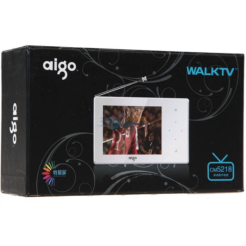 爱国者(aigo)walktv cm5218 4g 数字电视 播放器(白色)