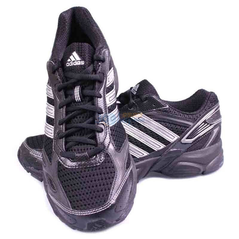 adidas阿迪达斯2010新款男式跑步鞋黑灰42码g09357