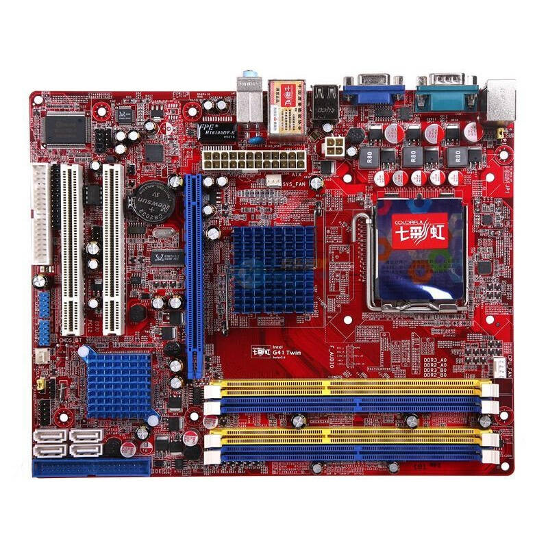 七彩虹(colorful)c.g41 twin v20主板(intel g41/lga 775)