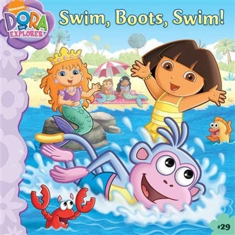 swim, boots, swim! 朵拉故事书系列 自营