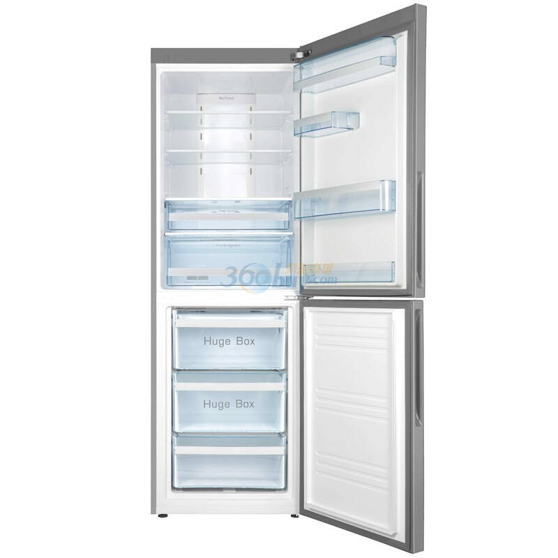 海尔(haier)bcd-290w(专供) 290升 两门冰箱(不锈钢色)