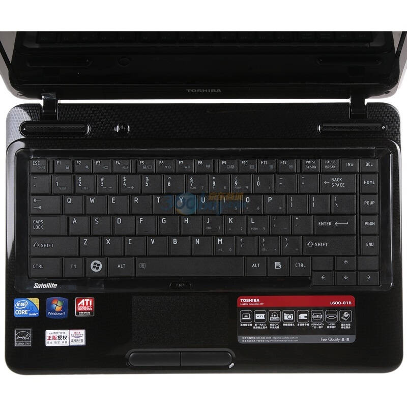东芝(toshiba)l600-32b 14英寸笔记本电脑(p6100 2g 320g hd5470 512