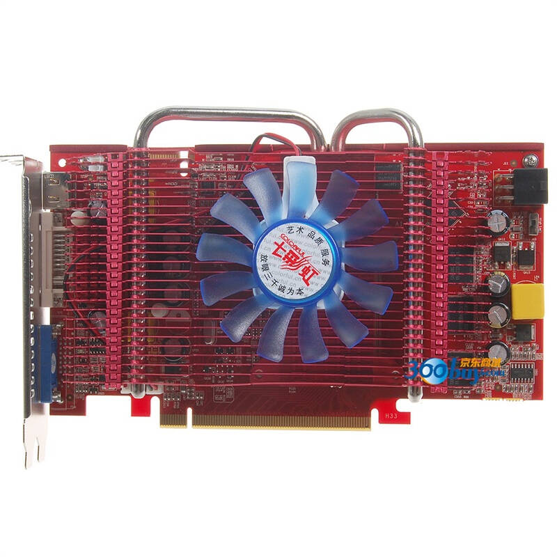 七彩虹(colorful)9800gt冰封骑士3f 600/1800 512m/256位 ddr3 pci-e