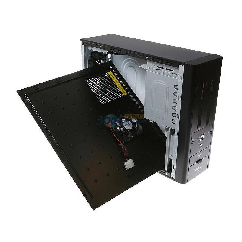 爱国者(aigo)电脑机箱 ca-f102 黑色(不含电源)