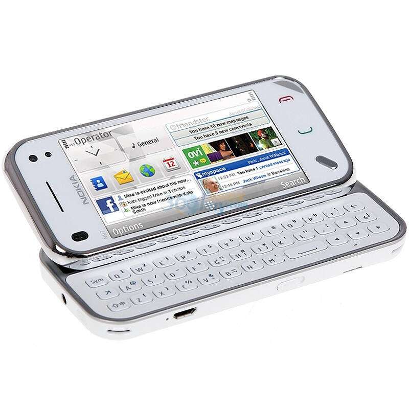 诺基亚(nokia)n97mini导航版 3g手机(白)wcdma/gsm 非定制机 自营