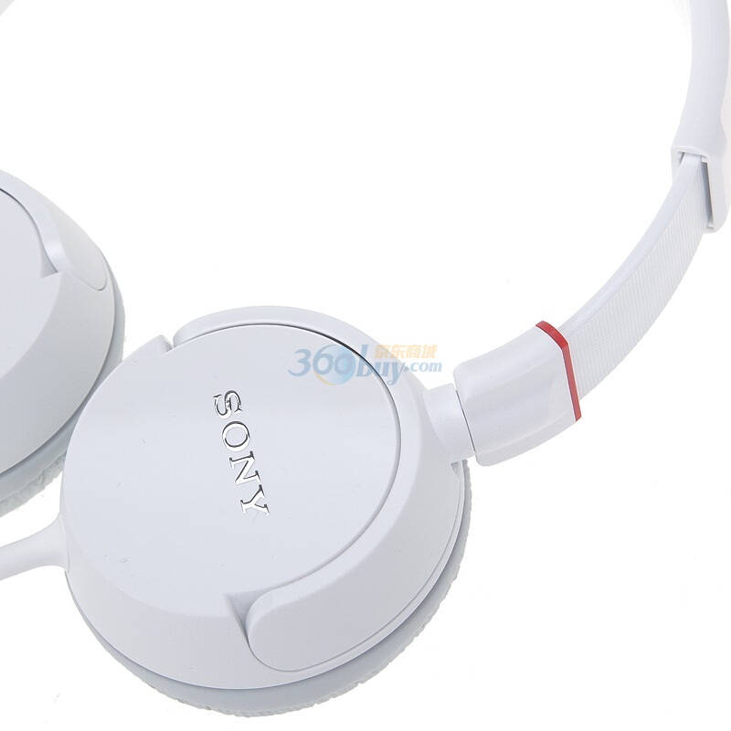 索尼(sony)耳机 mdr-zx100 简约不简单的时尚耳机 白色