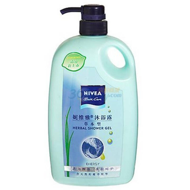 妮维雅nivea沐浴露-草本型1000ml