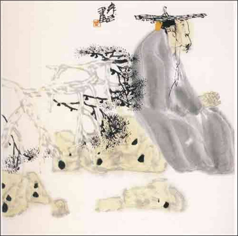 名家名画:袁武水墨人物作品