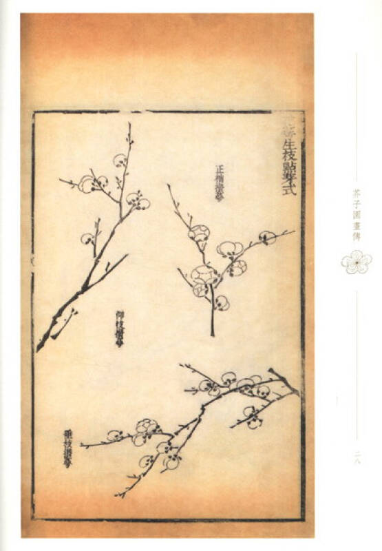 芥子园画传:梅谱