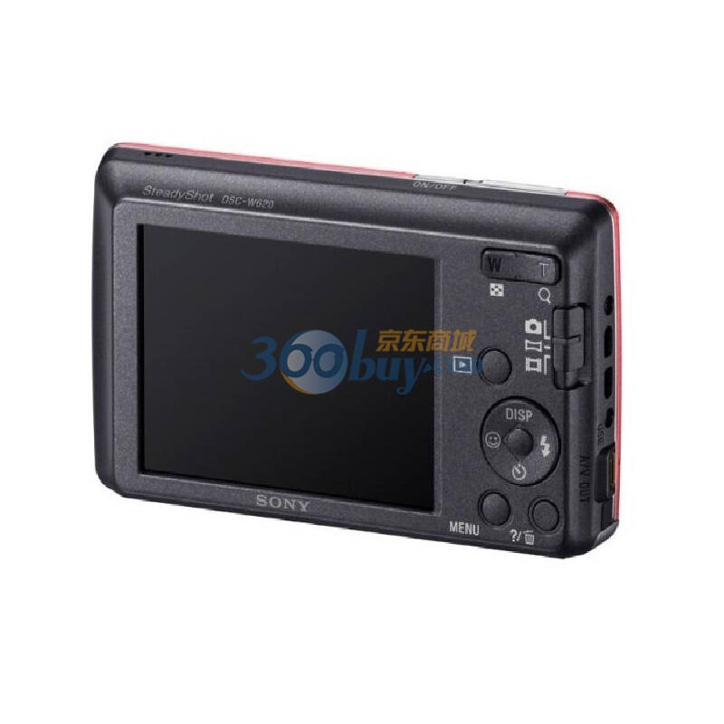 索尼(sony) dsc-w620 数码相机 红色(1410万像素 2.