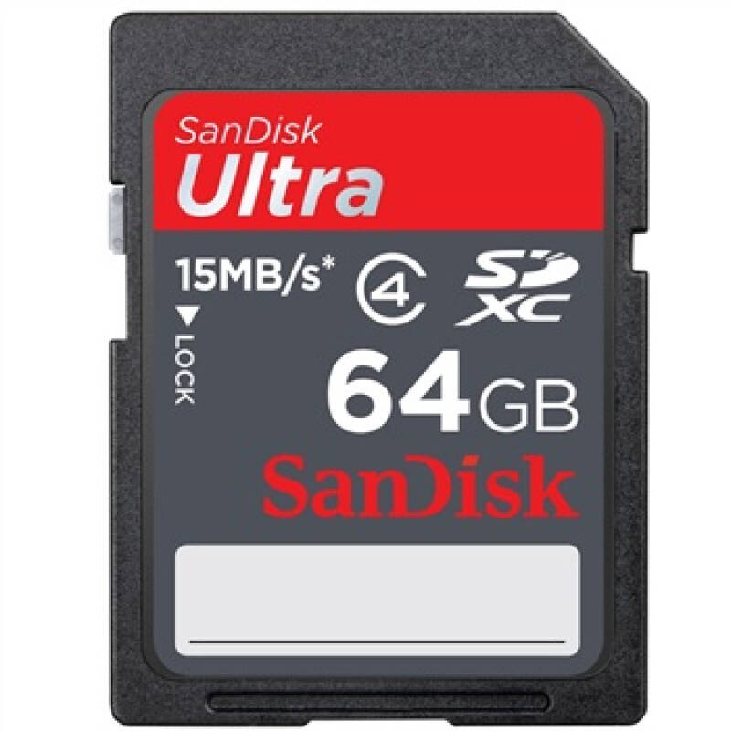 sandisk(闪迪)ultra 64gb sdxc 高速储存卡(class4)