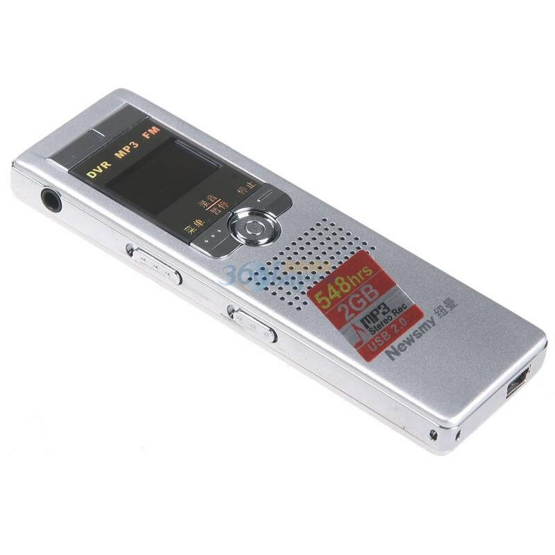 纽曼(newsmy)纽曼数码录音笔—rv6 2g 银色 (超长待机