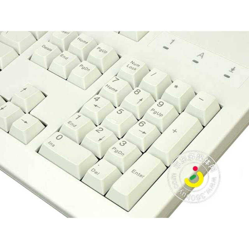 键盘之樱桃伯爵 源自德国cherry g80-3000lqmeu键盘(机械usb口 白轴)
