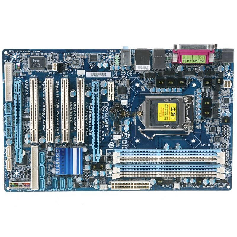 技嘉(gigabyte)ga-p55-ud3l主板 rev 1.0(intel p55/lga 1156)