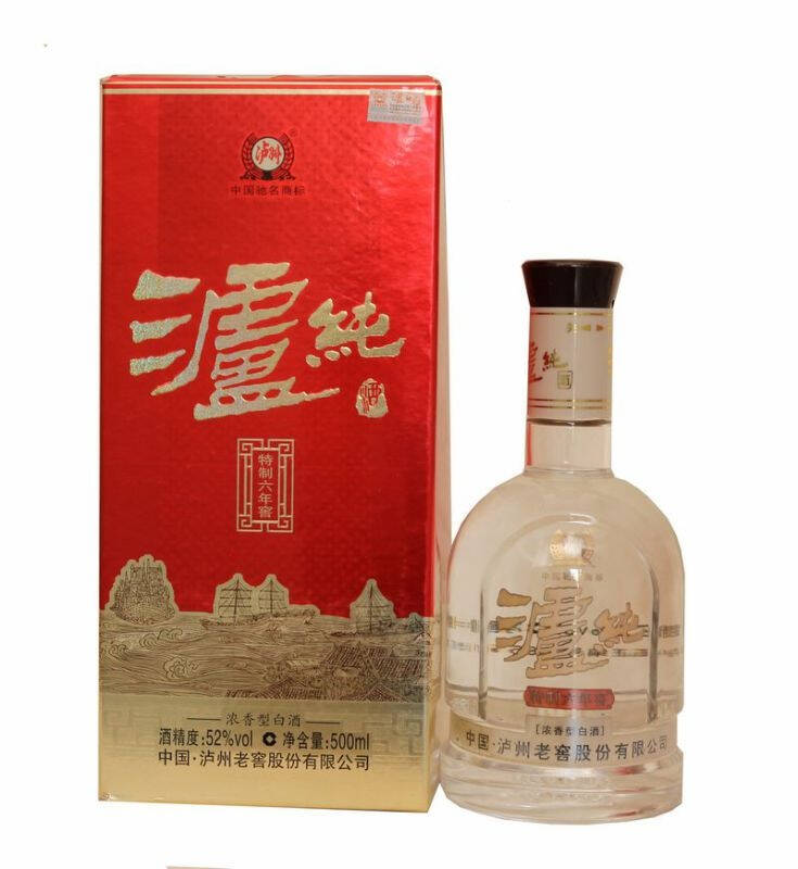泸州老窖泸纯六年窖酒52度500ml