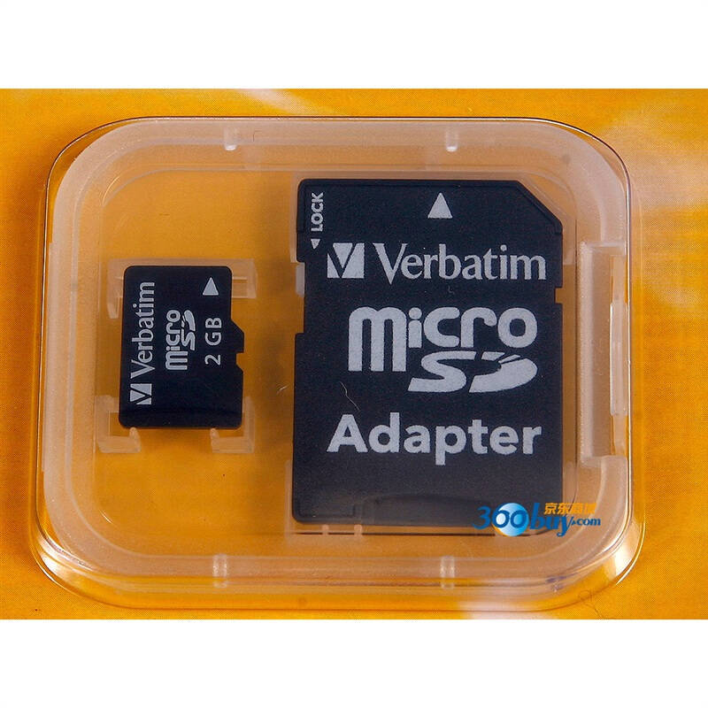威宝(verbatim)micro sd存储卡(tf卡)2gb