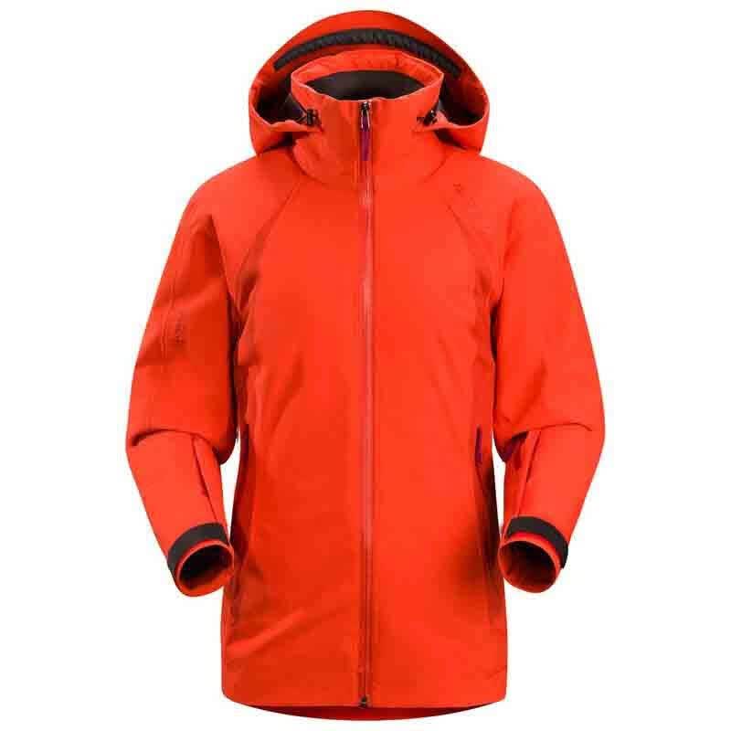 arcteryx(始祖鸟)moray jacket 女款防风夹克 橙红色