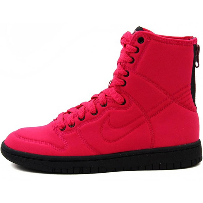 耐克/nike 女士板鞋 wmns nike aquadunk hi skinny 427046-600 玫