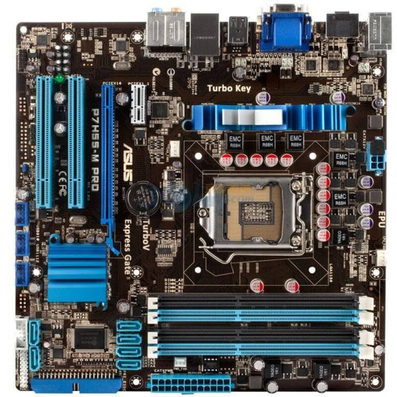 华硕(asus)p7h55-m pro主板(intel h55/lga 1156)