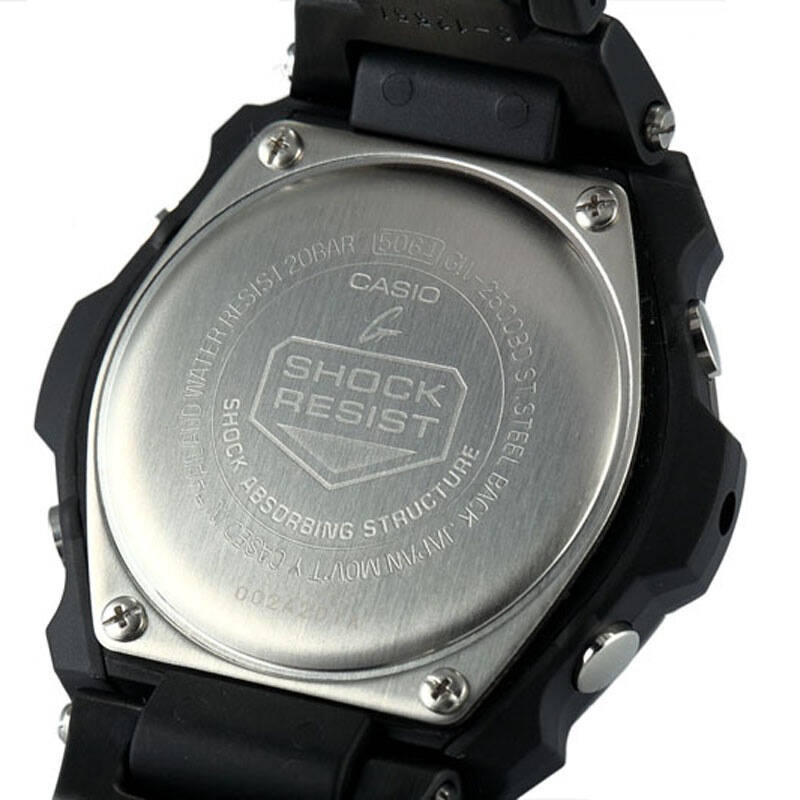 casio 卡西欧g-shock系列6局太阳能电波电子男表 gw-2500bd-1a