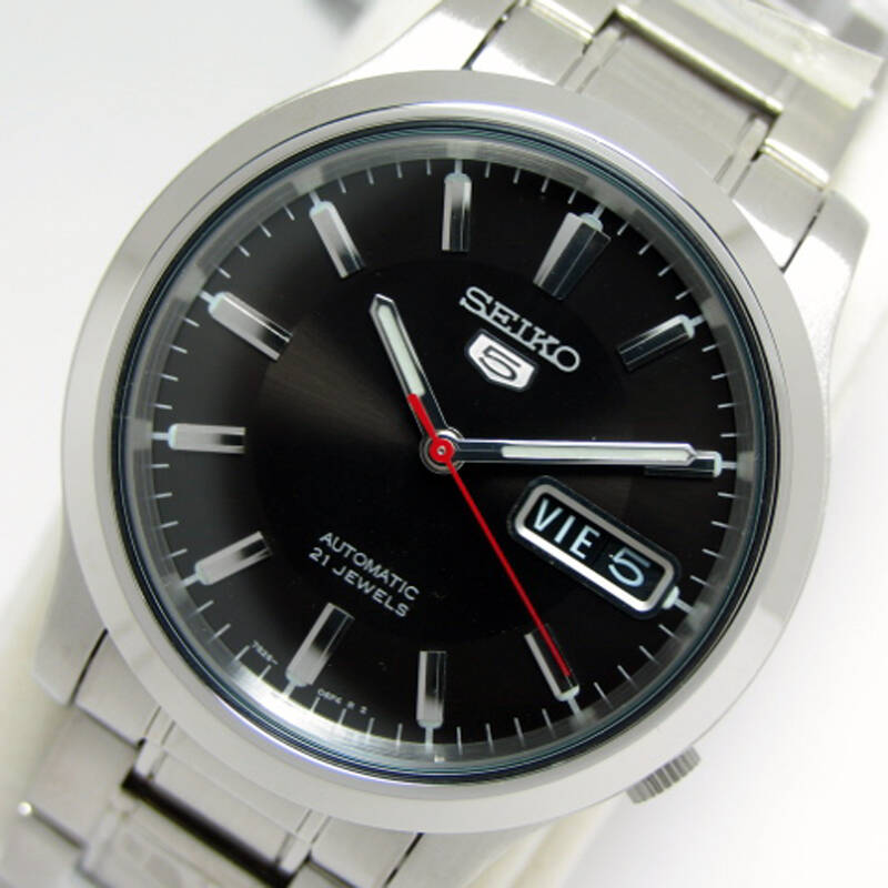 精工(seiko)盾牌5号典藏时光机械男表 snk795k1