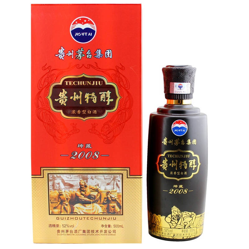 茅台贵州特醇坤藏红尊52度500ml