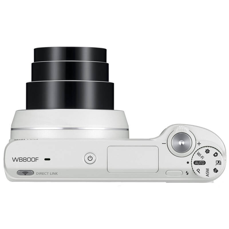 三星(samsung) wb800f 数码相机 白色(1630万像素 3英寸触摸屏 21倍光