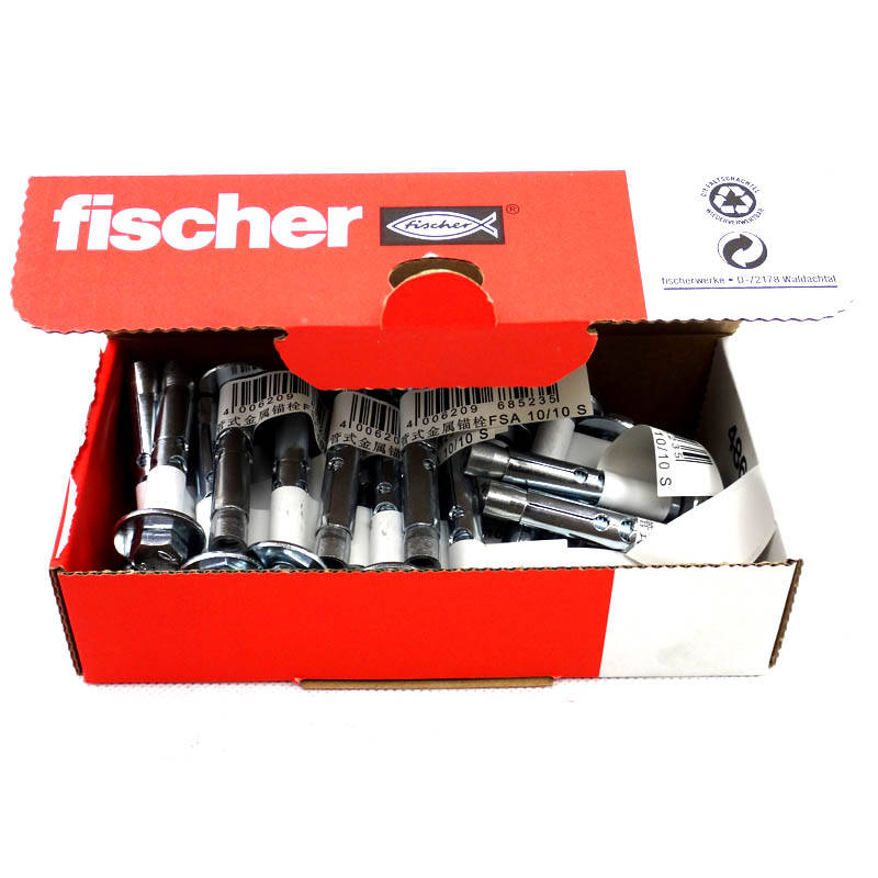 德国慧鱼fischer 金属锚栓fsa10x60/10s 20件/盒 68523 膨胀