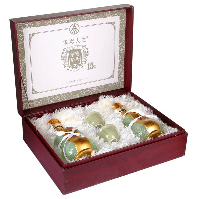 五粮液荣华富贵尊荣人生礼盒 52度 500ml*2瓶