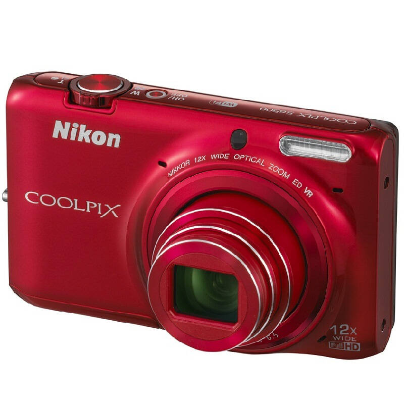 尼康(nikon) coolpix s6500 便携数码相机 红色(1602万像素cmos 3英寸