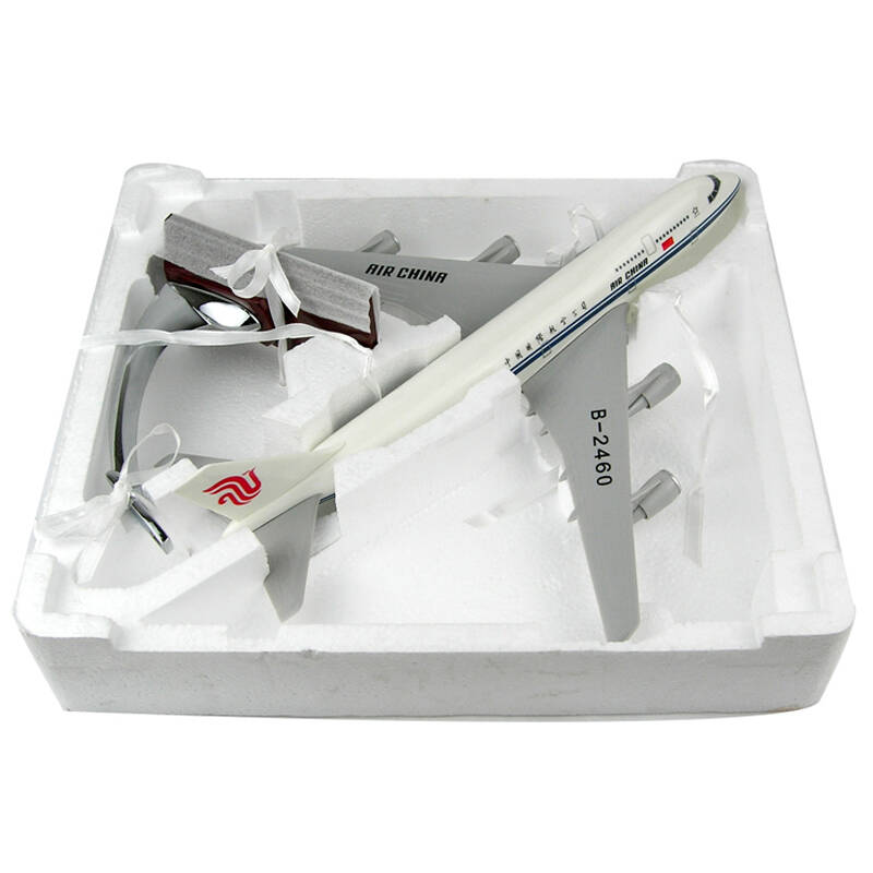 仿真飞机模型国航波音747头等舱公务舱飞机模型玩具居家摆件 47厘米