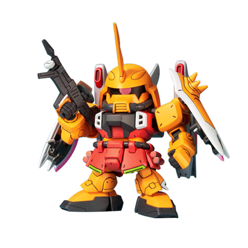 万代bandai 高达模型 bb版 q版 blazezaku phantom 海涅用扎古武士