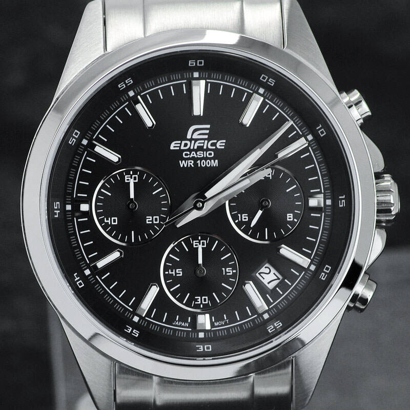 卡西欧(casio) edifice 三眼运动休闲男表efr-527 efr