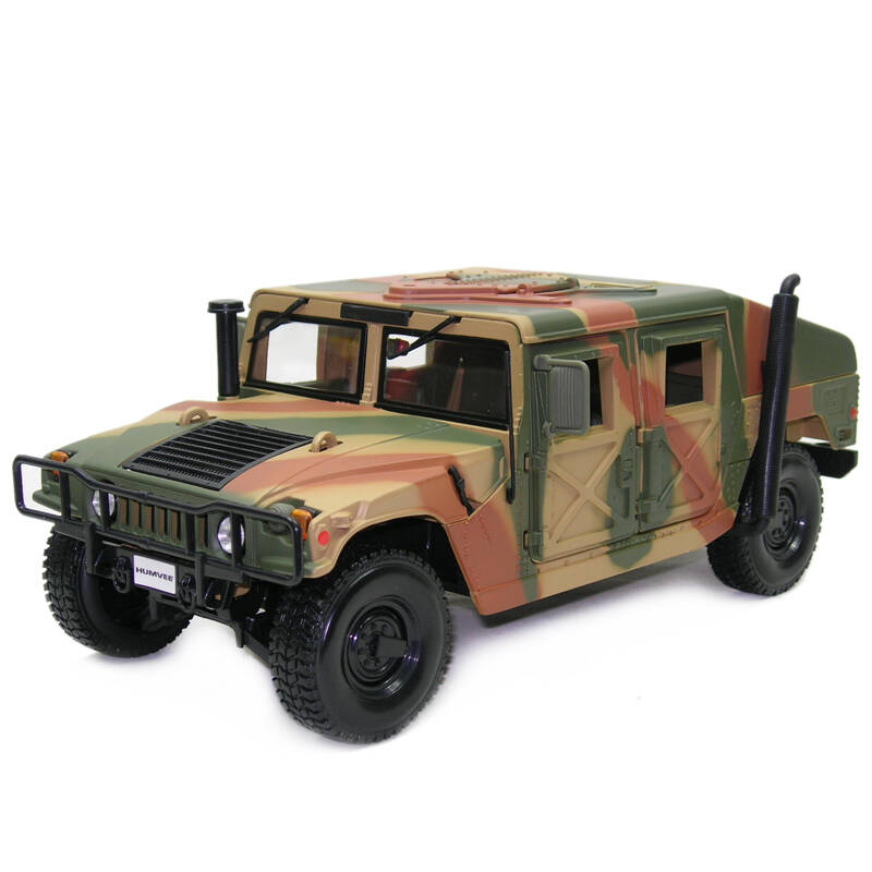 美驰图悍马车模1:18军用悍马humvee 越野车合金车模 合金汽车模型