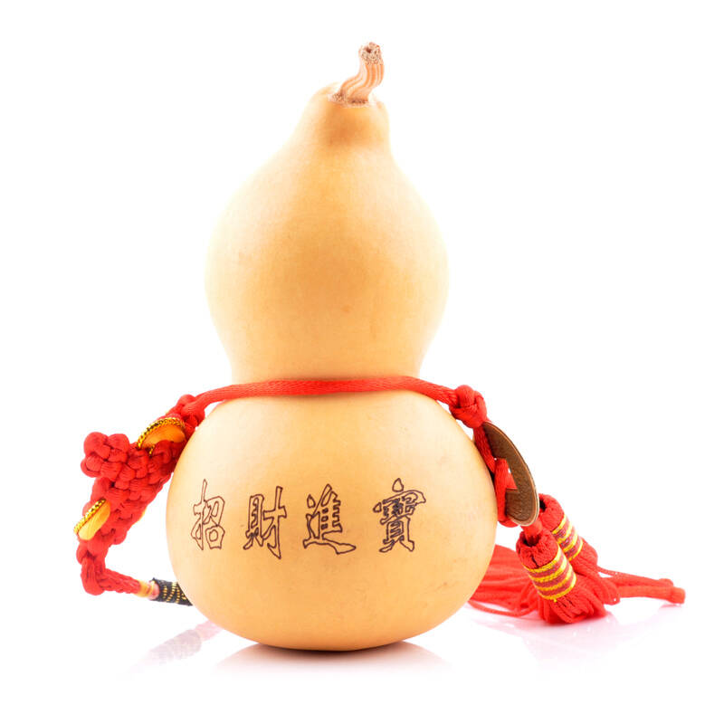 臻佳 开光太极八卦天然葫芦挂件(多款选择) 财神到葫芦