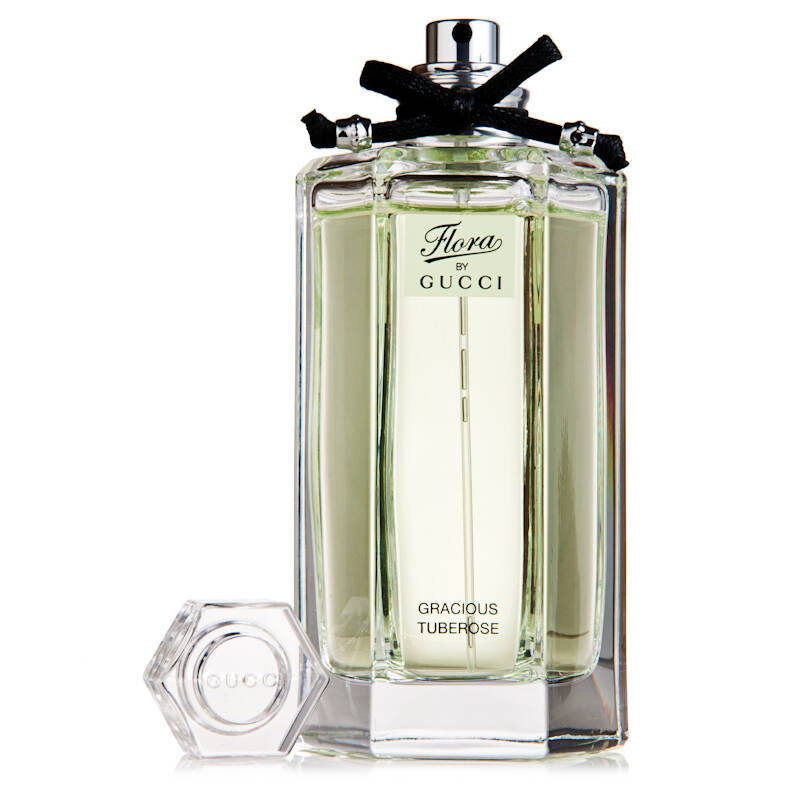 古驰gucci花之舞女士香水系列晚香玉淡香水绿色50ml 虾米图客