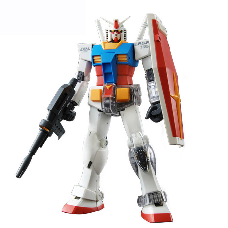 万代 高达玩具mg版1:100rx-78-2 ver.2.0元祖敢达拼装