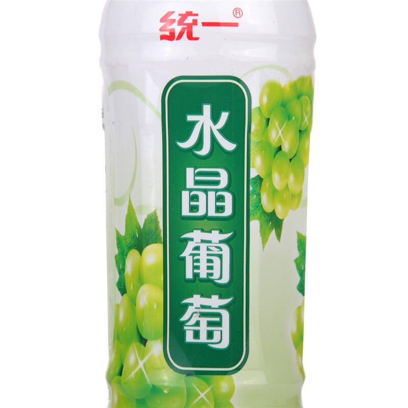 统一水晶葡萄饮料500ml 瓶装