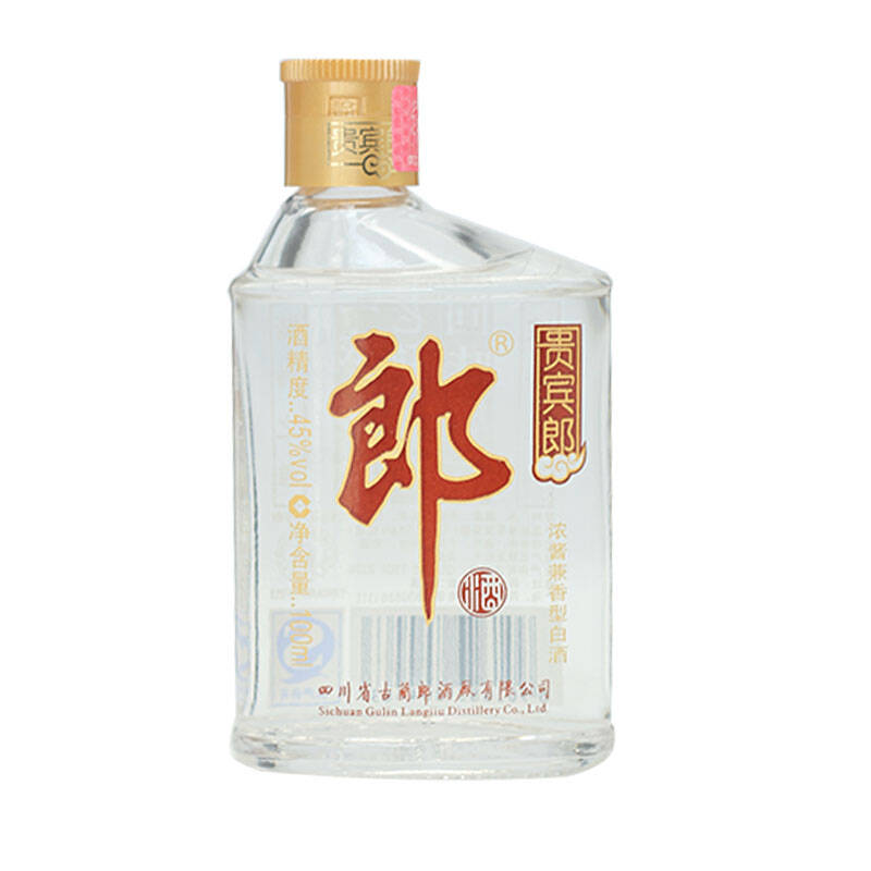 郎酒 歪嘴 小贵宾郎 白酒整箱 45度 100ml*24瓶