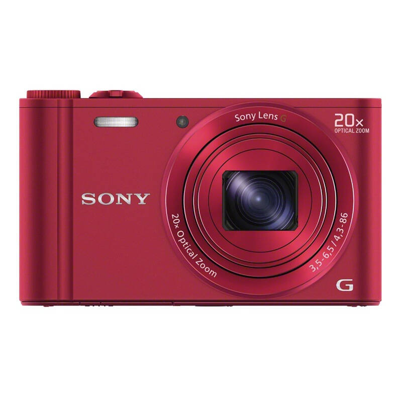 索尼(sony) dsc-wx300 数码相机 红色(1820万像素 3英寸屏 20倍光学