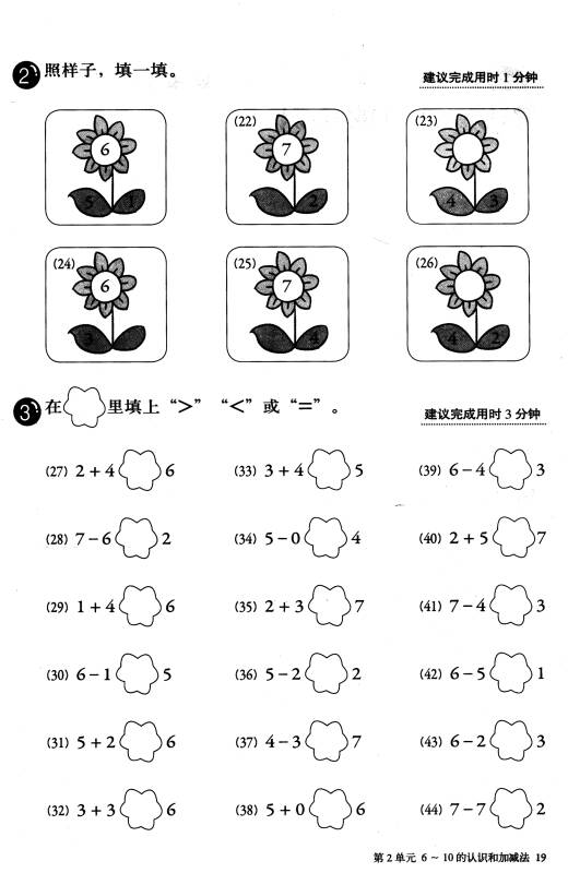 绿皮数学系列:一年级数学口算题强化训练