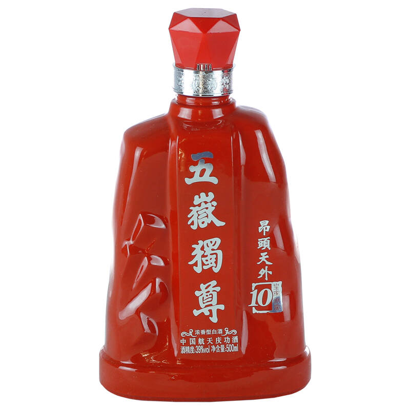 泰山白酒 五岳独尊 39度10年 500ml 十年年份酒 1瓶装