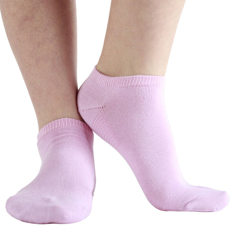 女休闲运动短袜 透气 羽毛球网球袜 毛巾底加厚耐磨 gtn0002 粉色