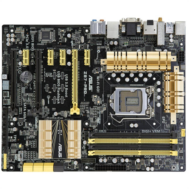 华硕(asus) z87-pro 主板(intel z87/lga 1150)