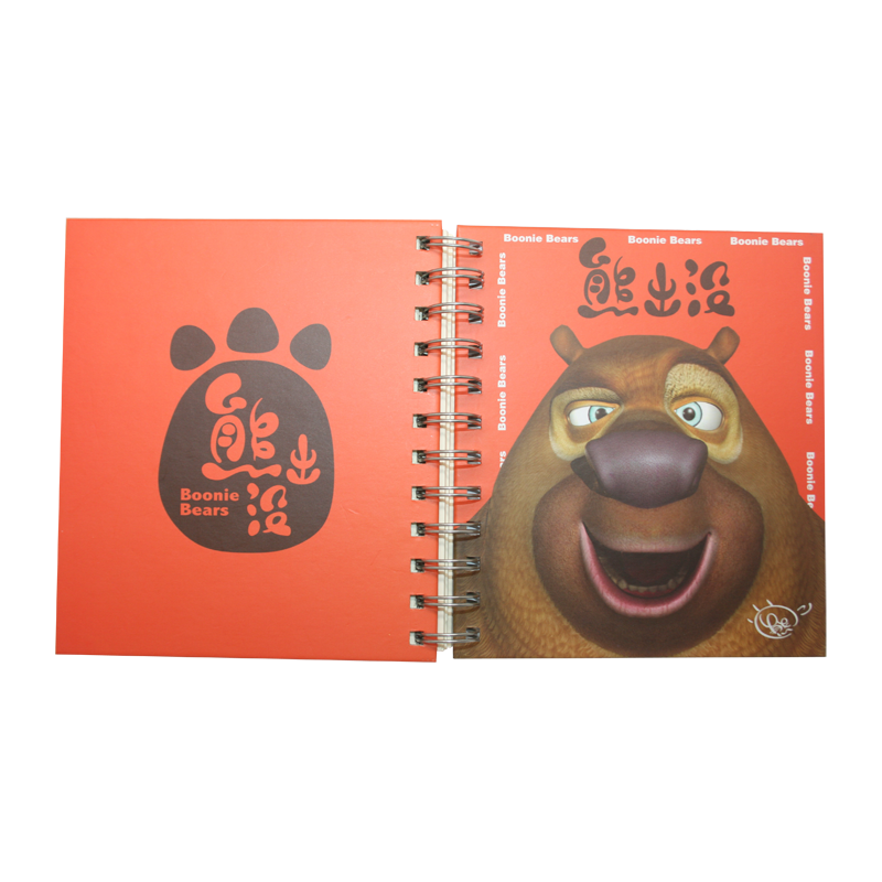 熊出没(boonic bears)熊大熊二光头强铁圈笔记本亲笔签名儿童学习文具