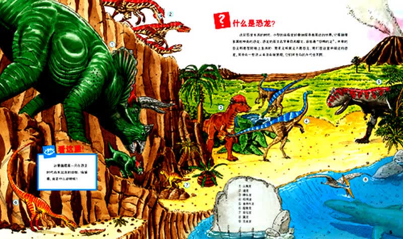 中国第一套儿童情景百科:恐龙(儿童版)