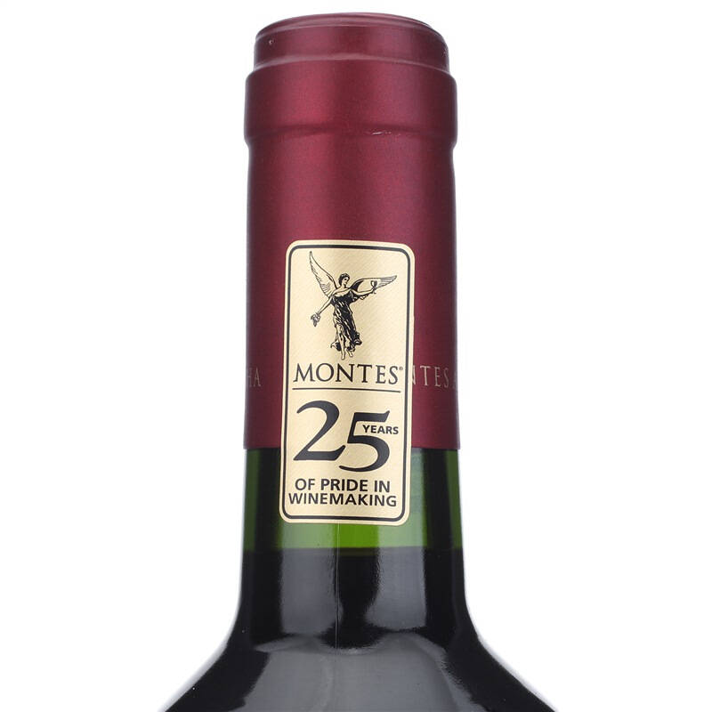 智利进口红酒 蒙特斯欧法梅洛干红葡萄酒 750ml