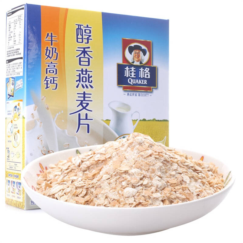 桂格醇香燕麦片牛奶高钙540g(新老包装,随机发货)