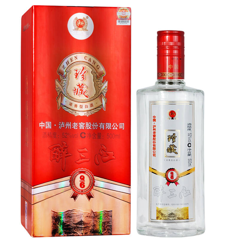 京东配送 泸州老窖 珍藏q6 (6瓶装)52度500ml