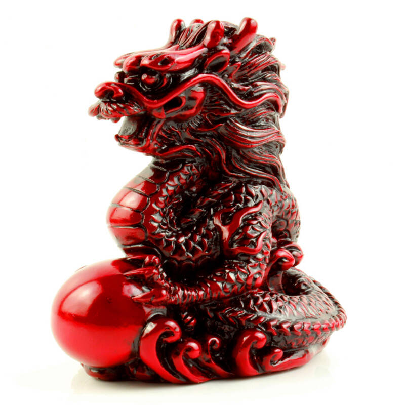 佑善阁开光红色玄龙镇塔骧龙附宝神龙安泰摆件龙腾四海2014属鼠者吉祥